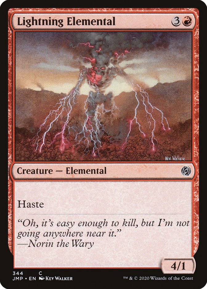 Lightning Elemental 344 (Jumpstart) 