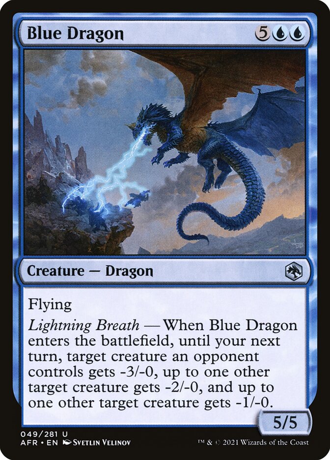 Blue Dragon 49 (Adventures in the Forgotten Realms)  - Foil