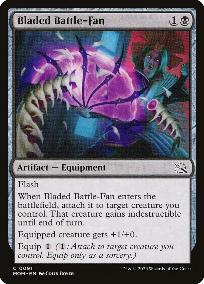 Bladed Battle-Fan 91 (March of the Machine)  - Foil