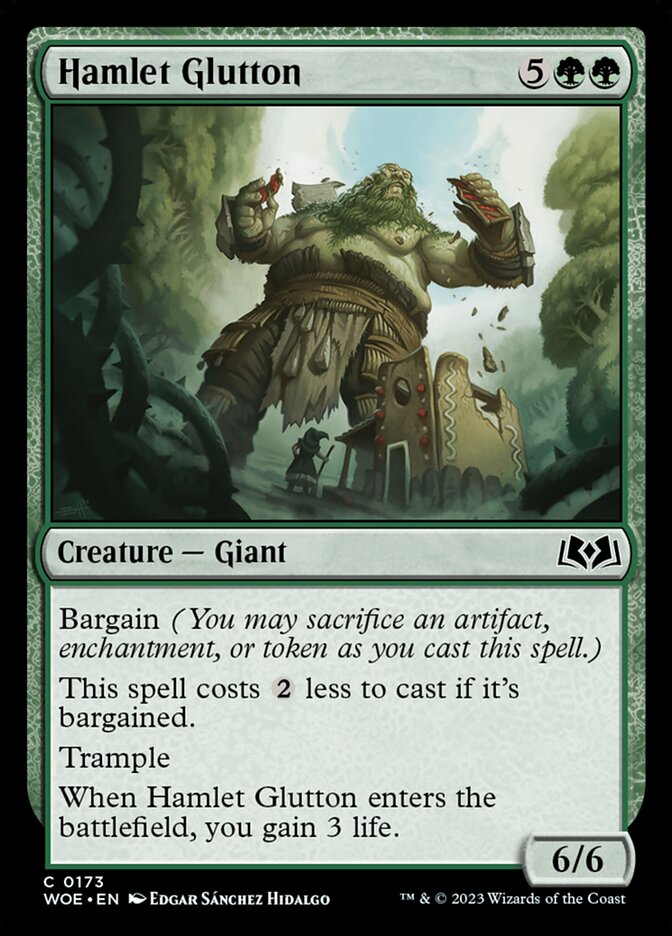 Hamlet Glutton 173/276 (Wilds of Eldraine)  - Foil