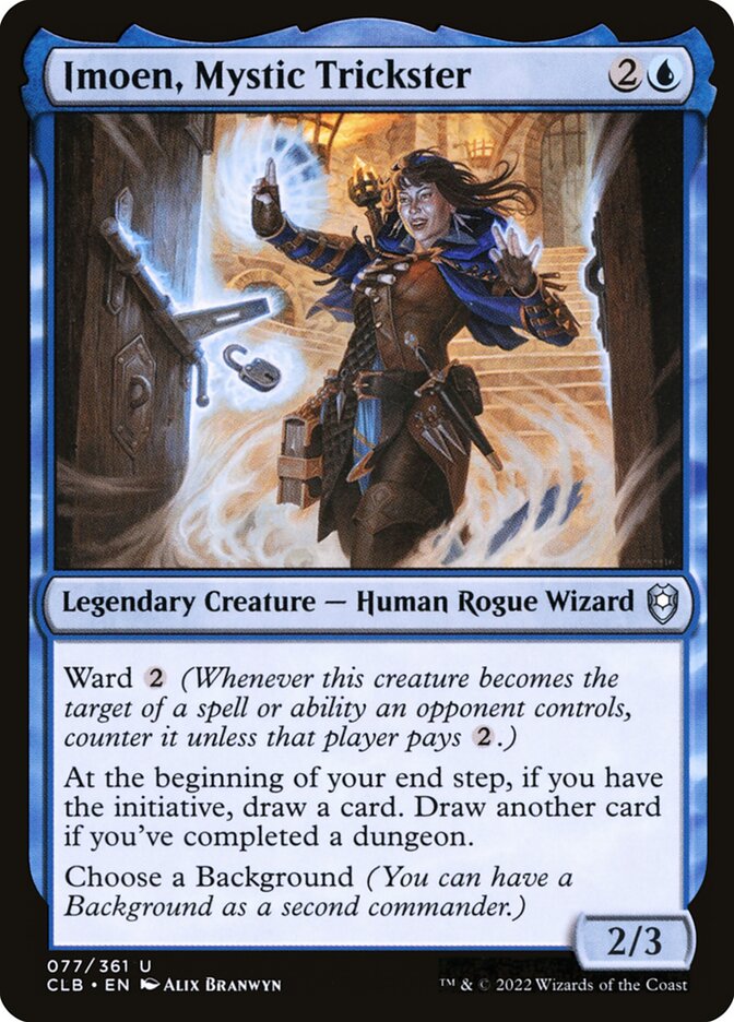 Imoen, Mystic Trickster 77 (Commander Legends: Battle for Baldur's Gate) 