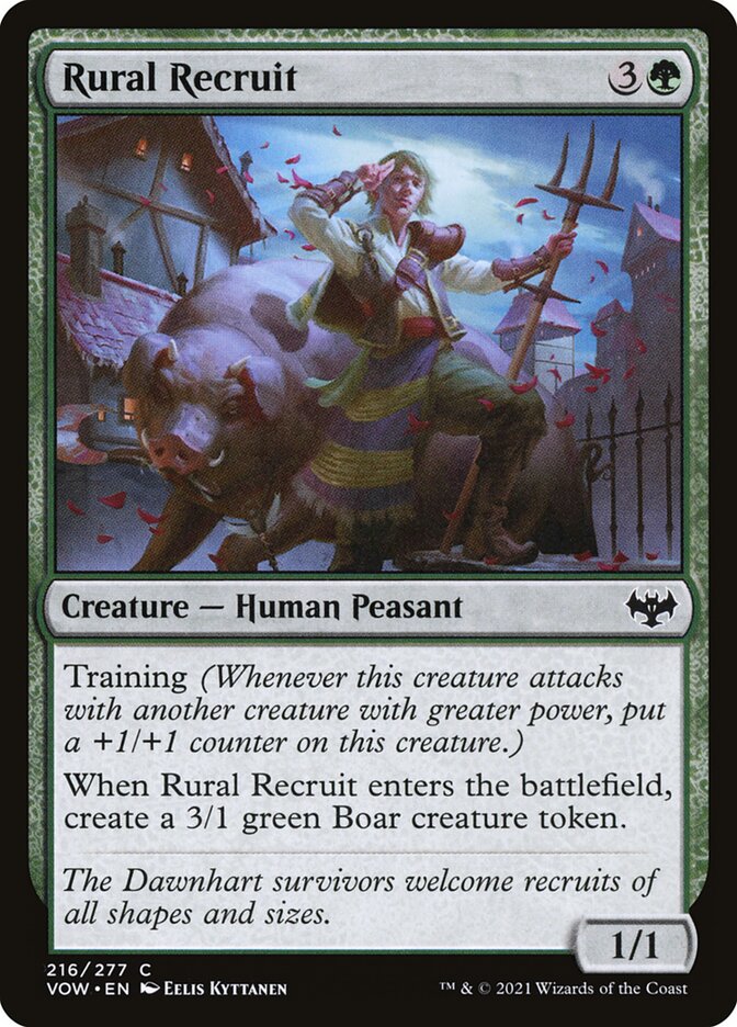 Rural Recruit 216/277 (Innistrad: Crimson Vow) 