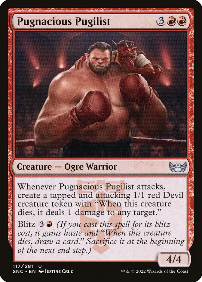 Pugnacious Pugilist 117/281 (Streets of New Capenna) 