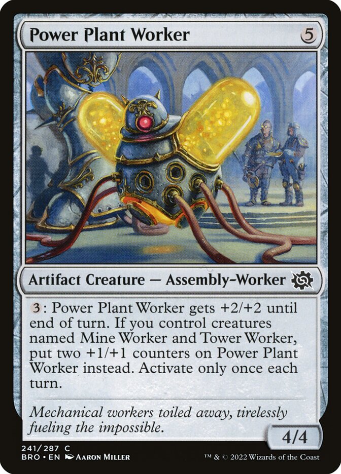 Power Plant Worker 241 (The Brothers' War)  - Foil