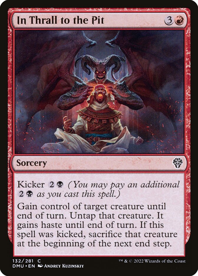 In Thrall to the Pit 132/281 (Dominaria United) 