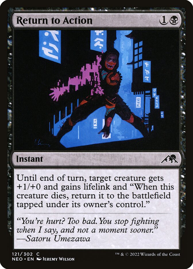 Return to Action 121 (Kamigawa: Neon Dynasty) 