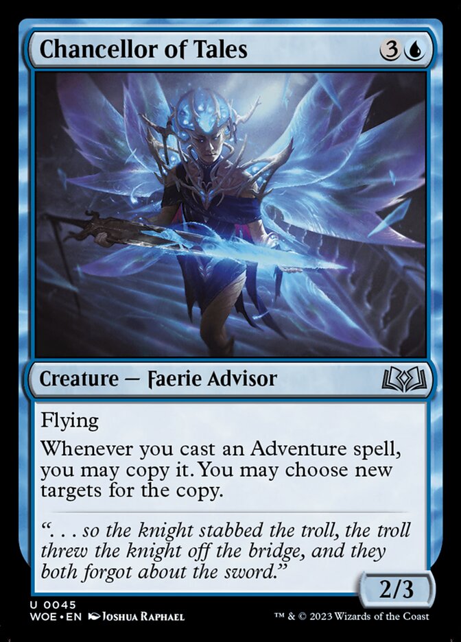 Chancellor of Tales 45 (Wilds of Eldraine)  - Foil