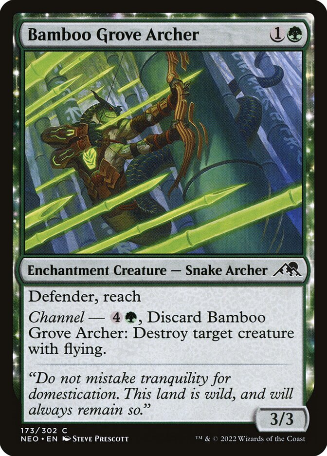 Bamboo Grove Archer 173/302 (Kamigawa: Neon Dynasty) 