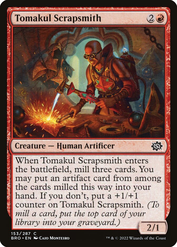 Tomakul Scrapsmith 153/287 (The Brothers' War) 