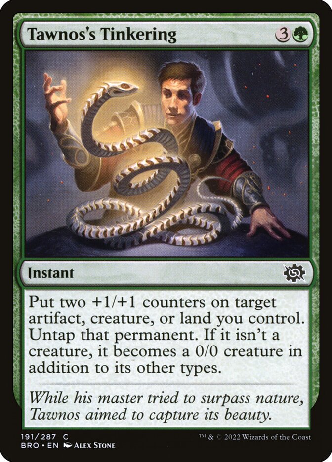 Tawnos's Tinkering 191/287 (The Brothers' War)  - Foil