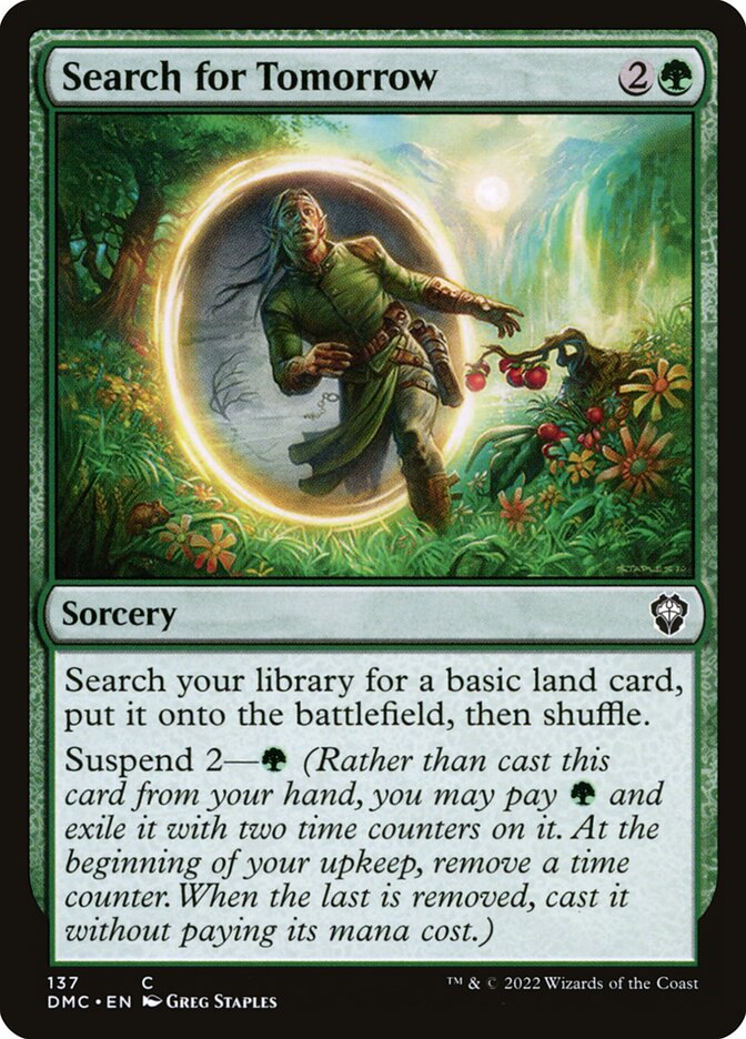 Search for Tomorrow 137/50 (Commander: Dominaria United) 