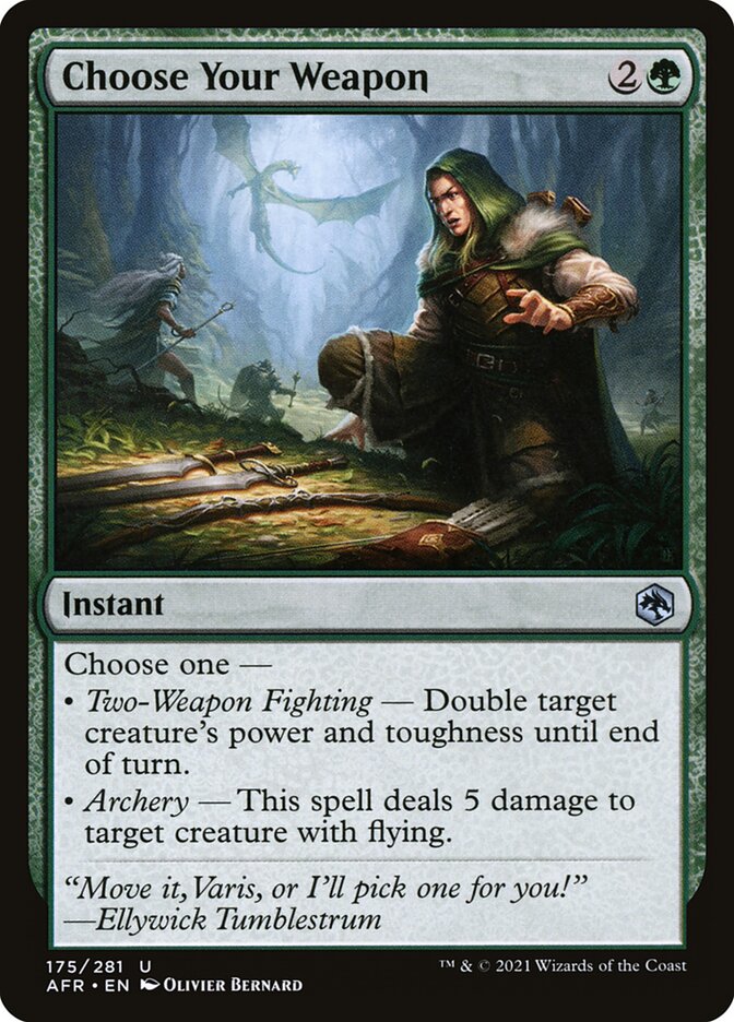 Choose Your Weapon 175 (Adventures in the Forgotten Realms) 