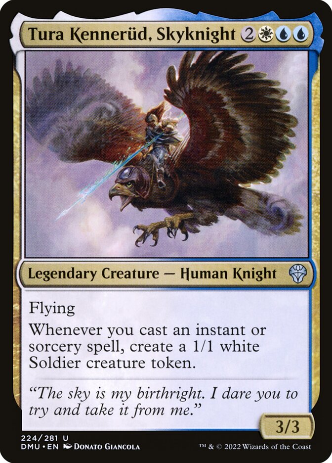 Tura Kennerüd, Skyknight 224 (Dominaria United)  - Foil