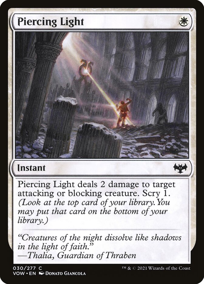 Piercing Light 30/277 (Innistrad: Crimson Vow) 