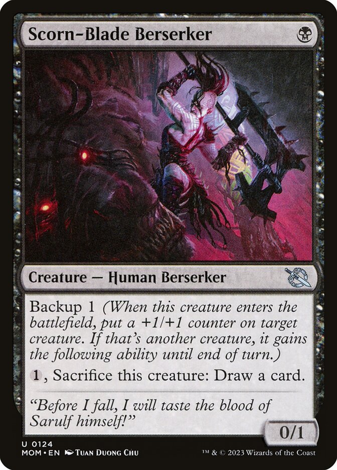 Scorn-Blade Berserker 124/291 (March of the Machine) 