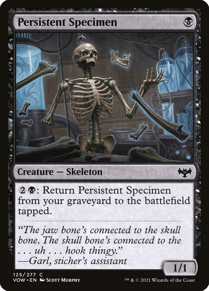 Persistent Specimen 125/277 (Innistrad: Crimson Vow)  - Foil