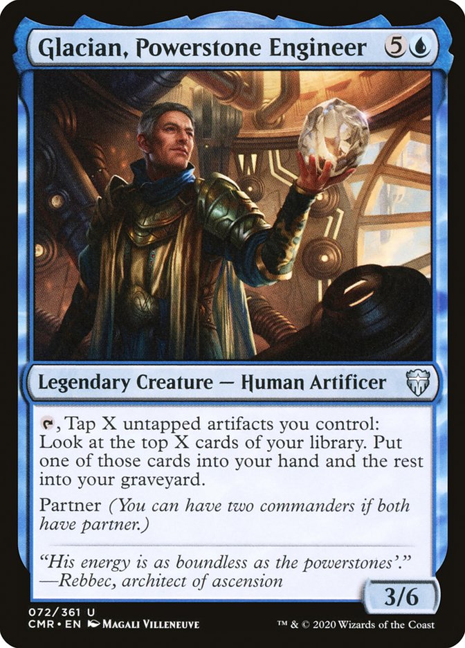 Glacian, Powerstone Engineer 72 (Commander Legends) 