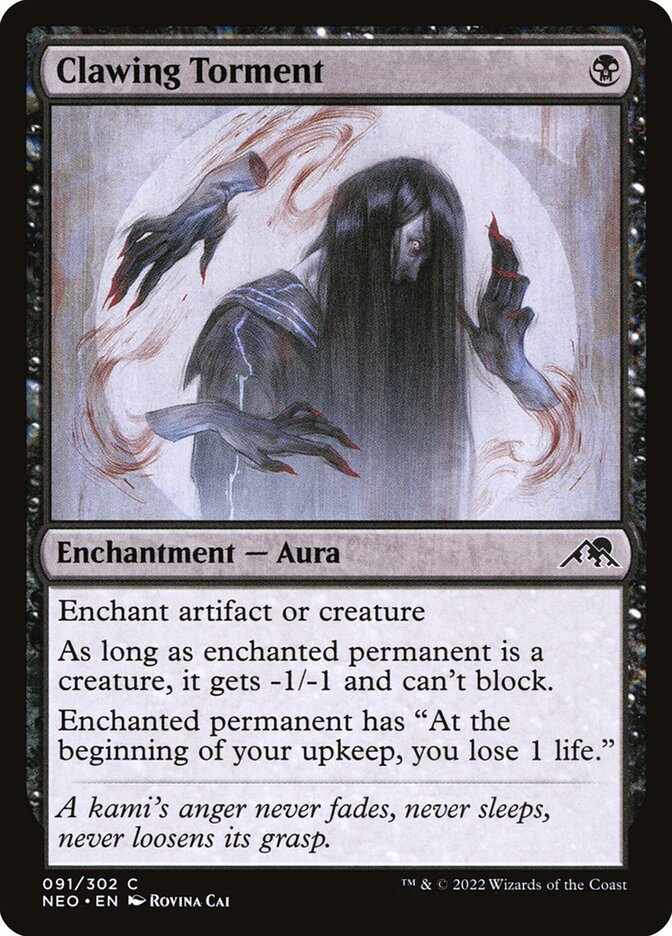 Clawing Torment 91/302 (Kamigawa: Neon Dynasty) 