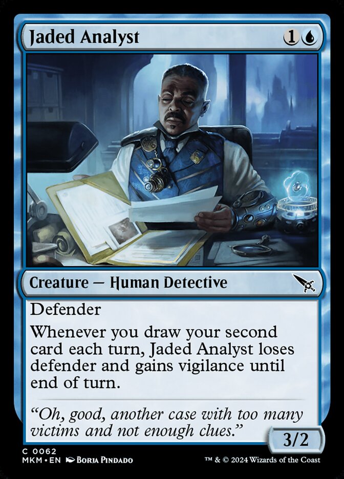 Jaded Analyst 62/286 (Murders at Karlov Manor)  - Foil