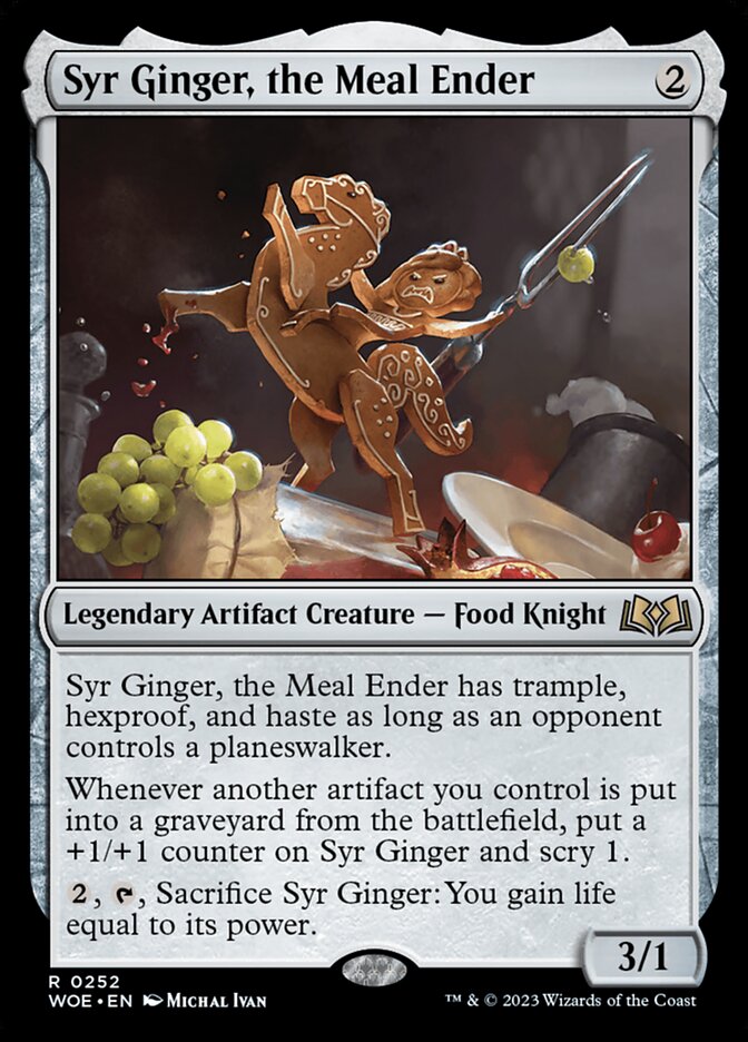 Syr Ginger, the Meal Ender 252/276 (Wilds of Eldraine) 