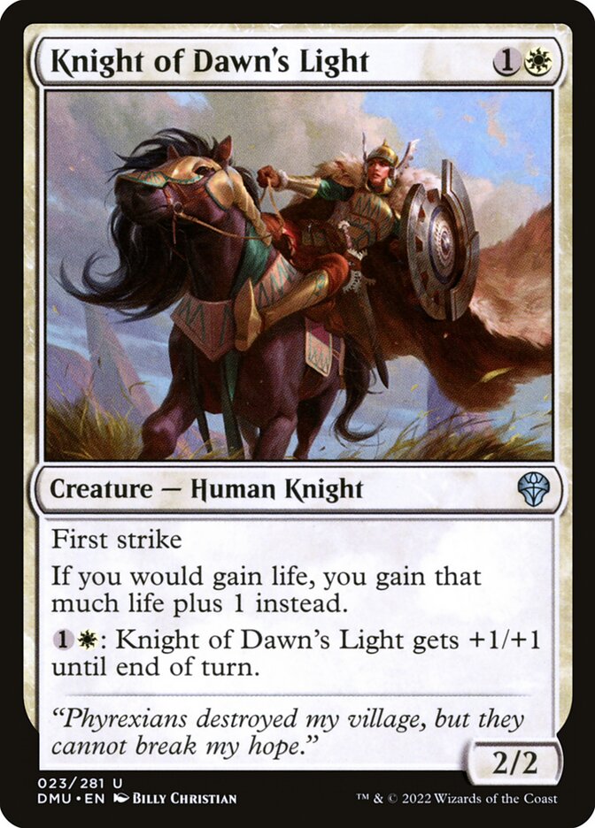 Knight of Dawn's Light 23/281 (Dominaria United)  - Foil