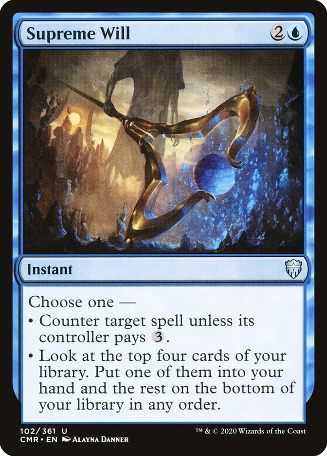 Supreme Will 102 (Commander Legends)  - Foil