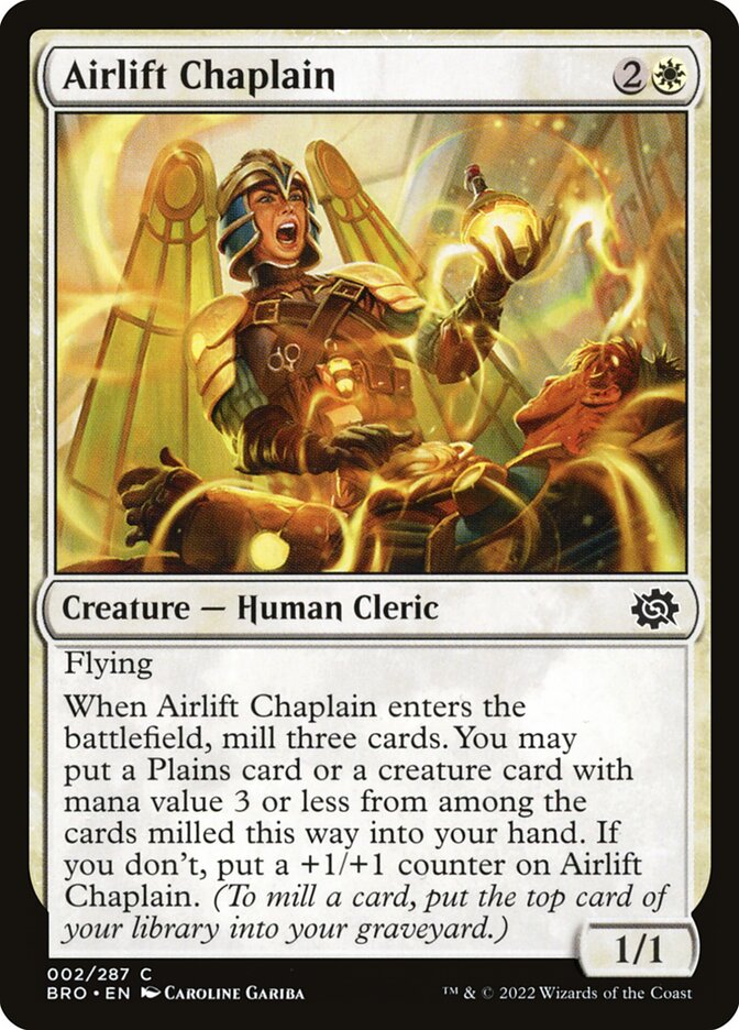 Airlift Chaplain 2/287 (The Brothers' War)  - Foil