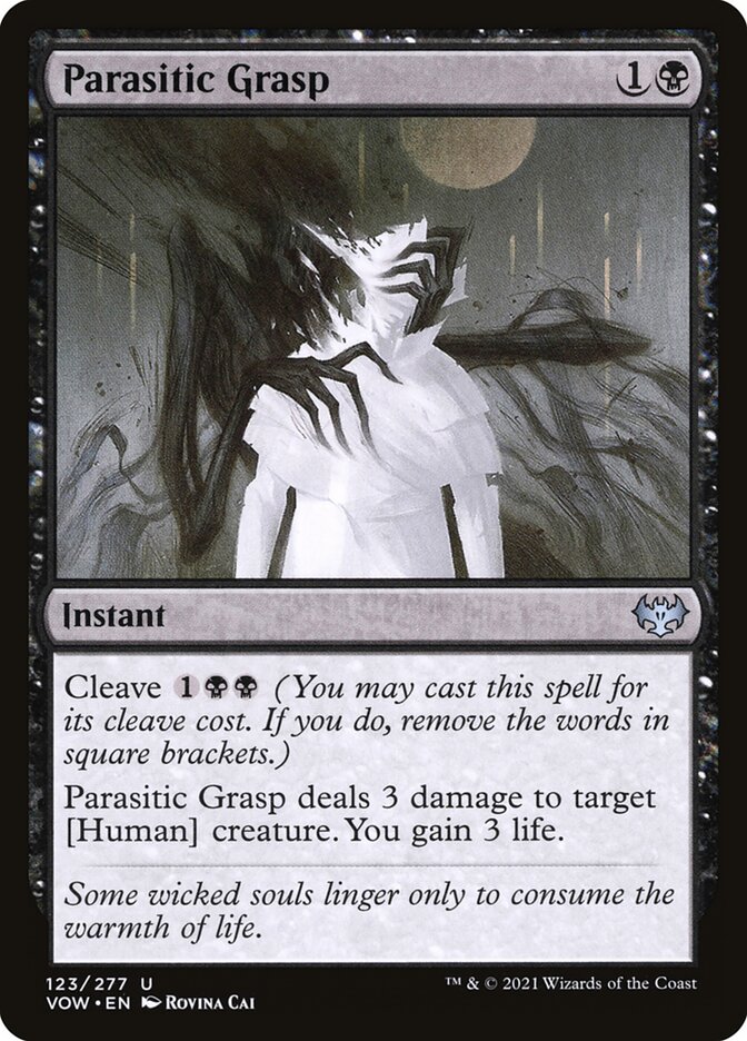 Parasitic Grasp 123/277 (Innistrad: Crimson Vow)  - Foil