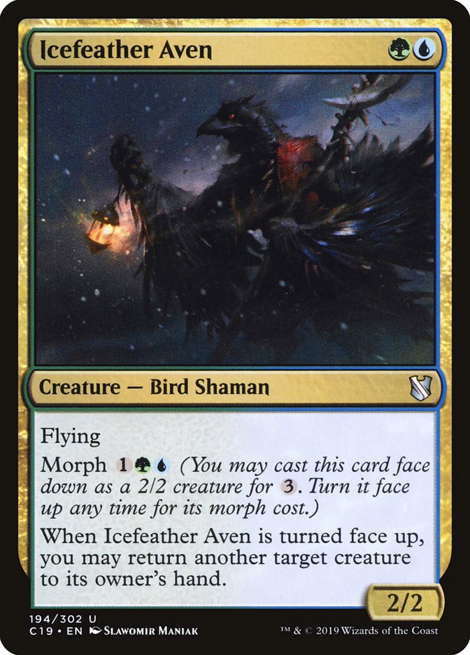 Icefeather Aven 194/302 (Commander 2019) 