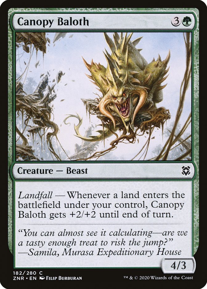 Canopy Baloth 182/280 (Zendikar Rising) 