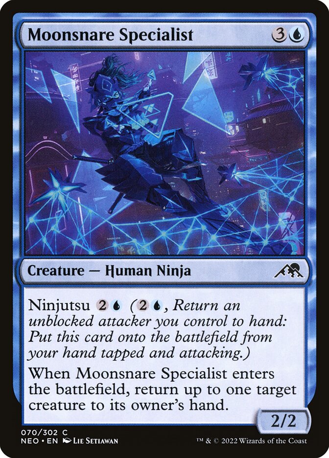 Moonsnare Specialist 70/302 (Kamigawa: Neon Dynasty) 