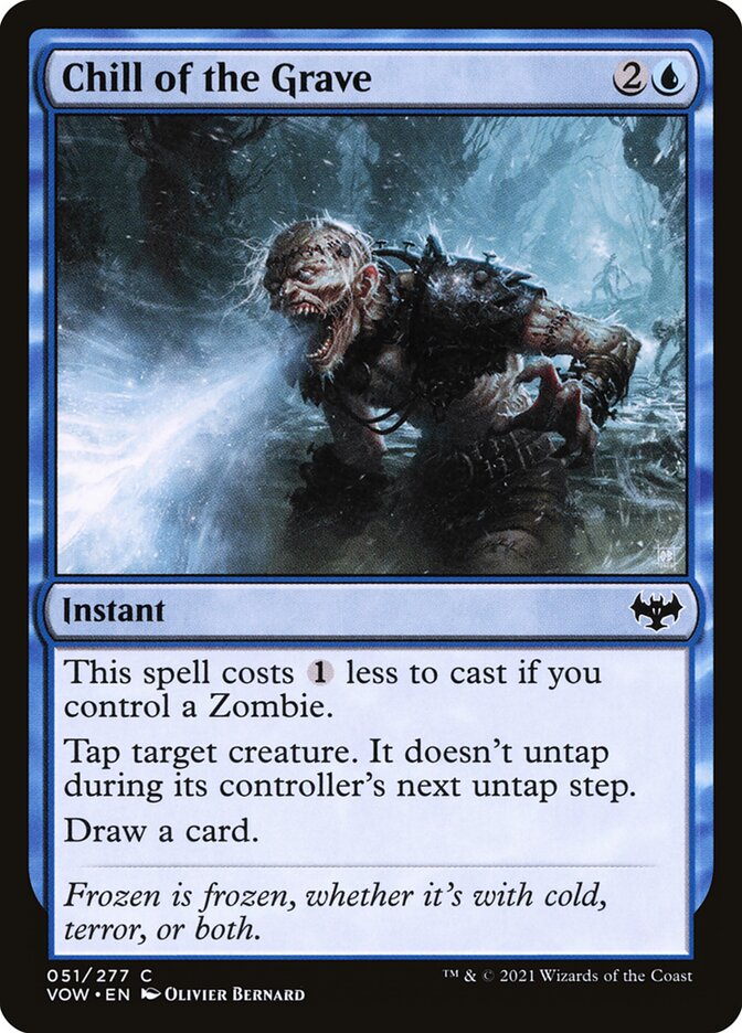 Chill of the Grave 51/277 (Innistrad: Crimson Vow)  - Foil