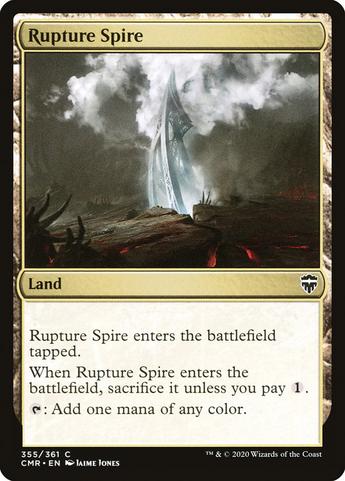 Rupture Spire 355 (Commander Legends)  - Foil