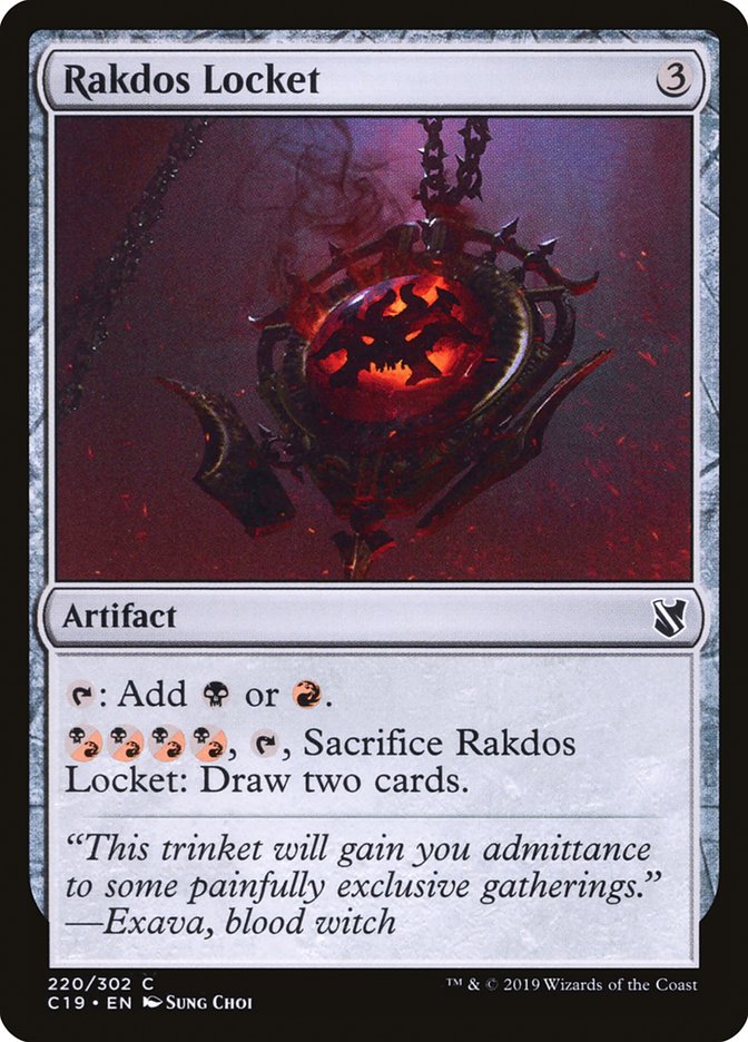 Rakdos Locket 220/302 (Commander 2019) 