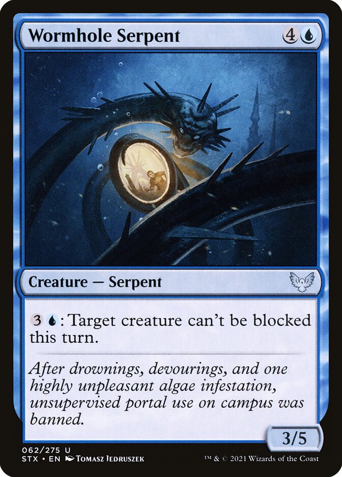Wormhole Serpent 62 (Strixhaven: School of Mages) 
