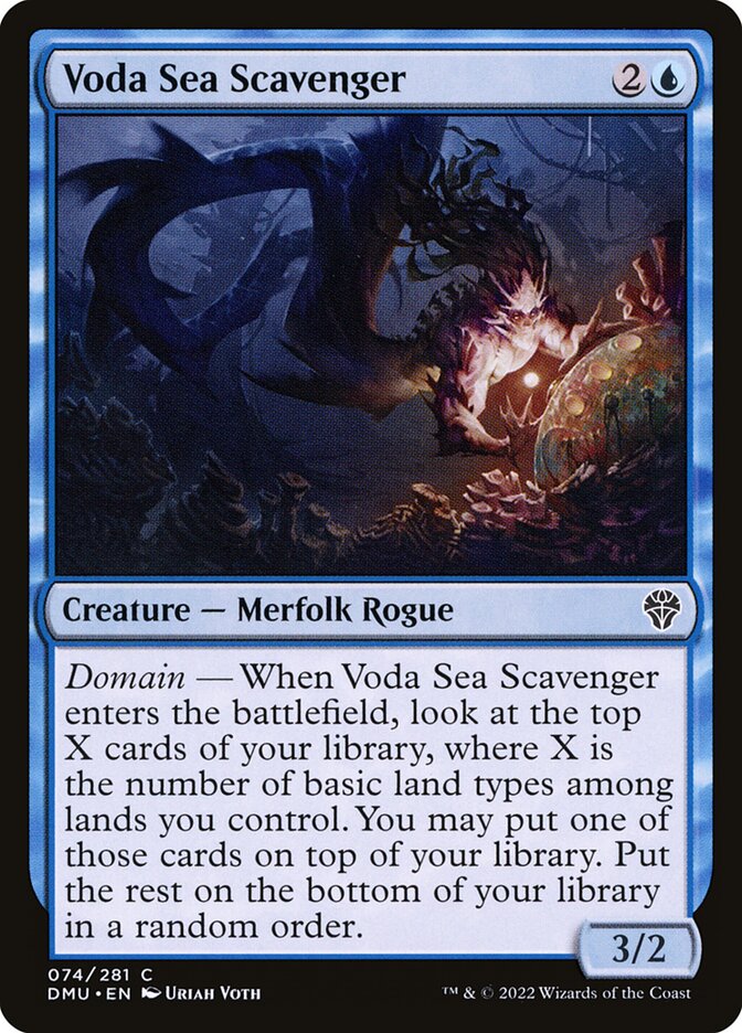 Voda Sea Scavenger 74/281 (Dominaria United)  - Foil