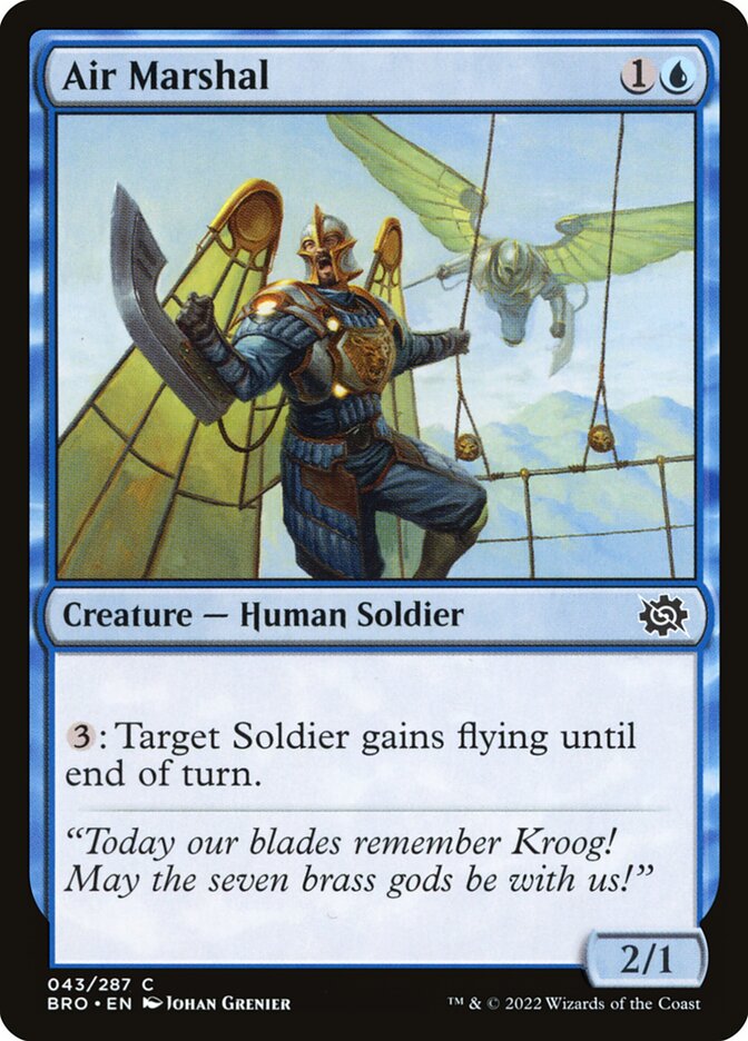 Air Marshal 43/287 (The Brothers' War)  - Foil