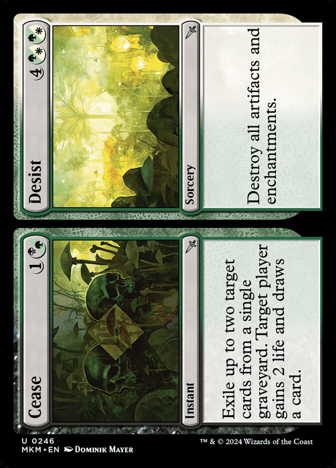 Cease // Desist 246/286 (Murders at Karlov Manor)  - Foil