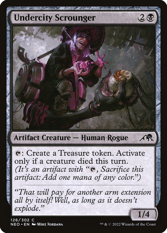 Undercity Scrounger 126/302 (Kamigawa: Neon Dynasty) 
