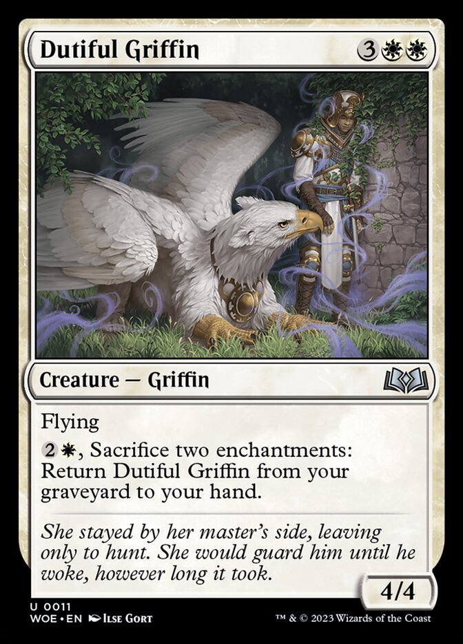 Dutiful Griffin 11/276 (Wilds of Eldraine)  - Foil