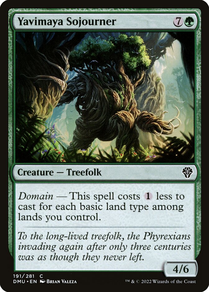 Yavimaya Sojourner 191/281 (Dominaria United)  - Foil