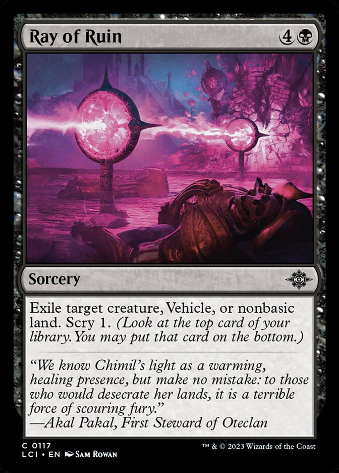 Ray of Ruin 117/291 (The Lost Caverns of Ixalan)  - Foil
