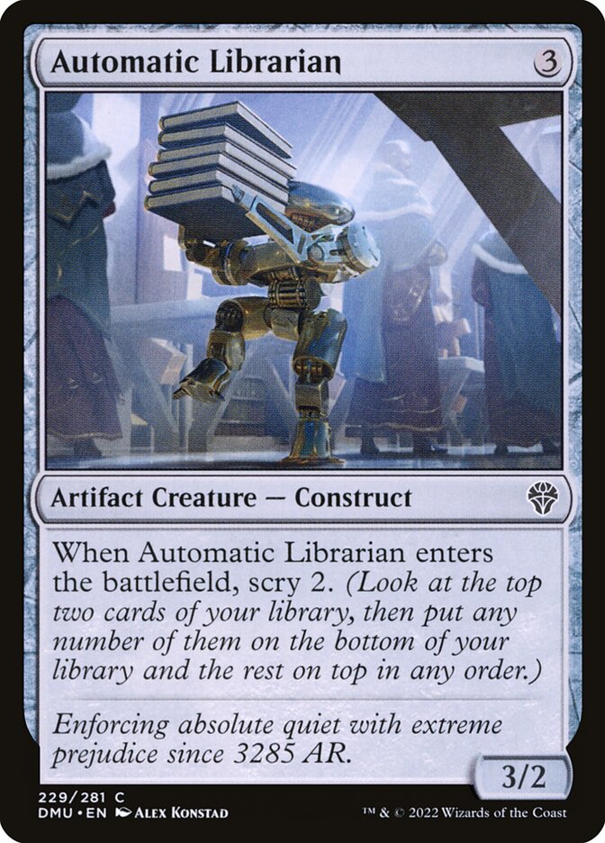 Automatic Librarian 229/281 (Dominaria United)  - Foil