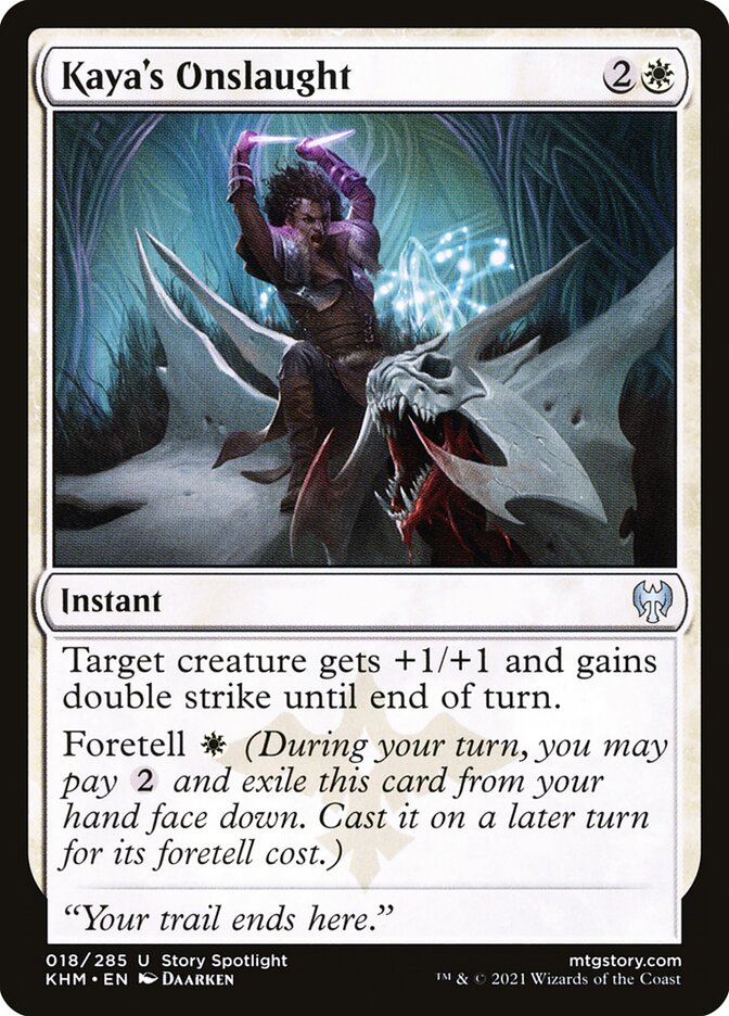 Kaya's Onslaught 18 (Kaldheim) 