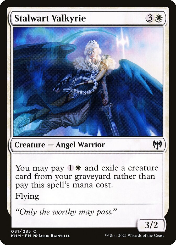 Stalwart Valkyrie 31 (Kaldheim)  - Foil