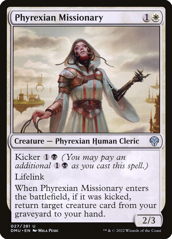 Phyrexian Missionary 27/281 (Dominaria United)  - Foil