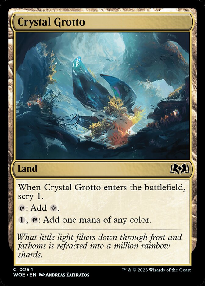 Crystal Grotto 254/276 (Wilds of Eldraine)  - Foil