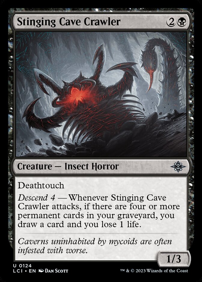 Stinging Cave Crawler 124/291 (The Lost Caverns of Ixalan) 