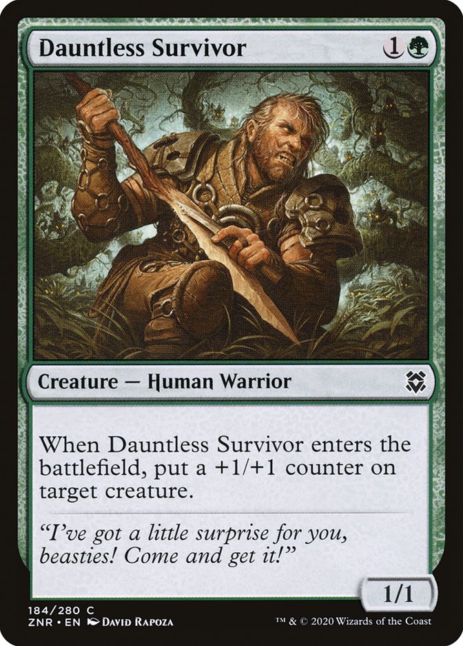Dauntless Survivor 184/280 (Zendikar Rising)  - Foil
