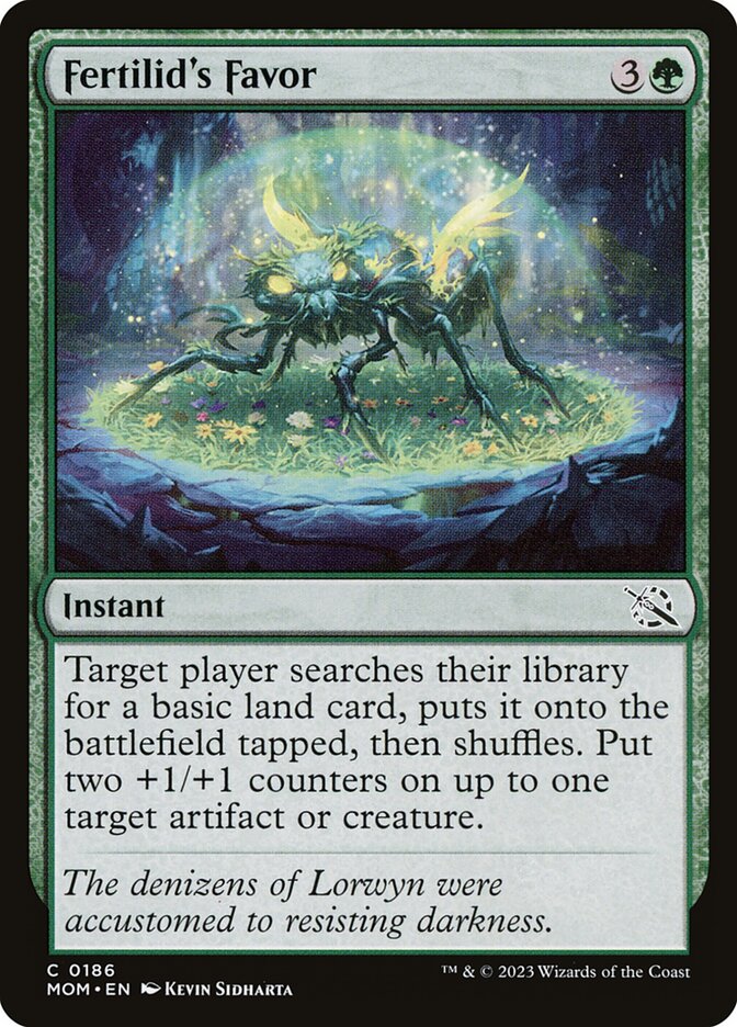 Fertilid's Favor 186/291 (March of the Machine) 